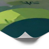 Poster Niagara Falls Painterly Landscape Illustration (Coin)