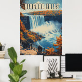 Poster Niagara Falls : Superbes chutes d'eau (Bureau à domicile)