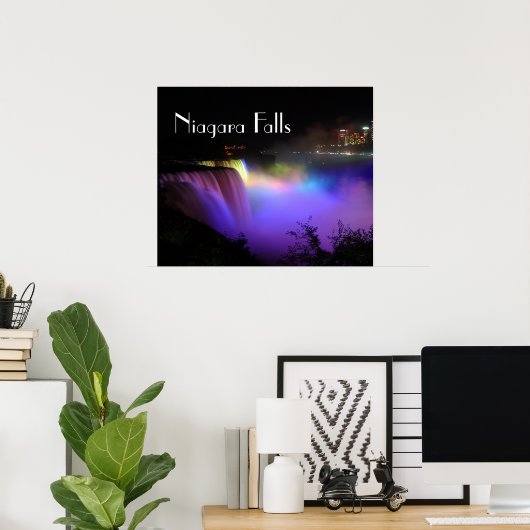 Poster/Niagara-Herfsten Poster (Thuiskantoor)