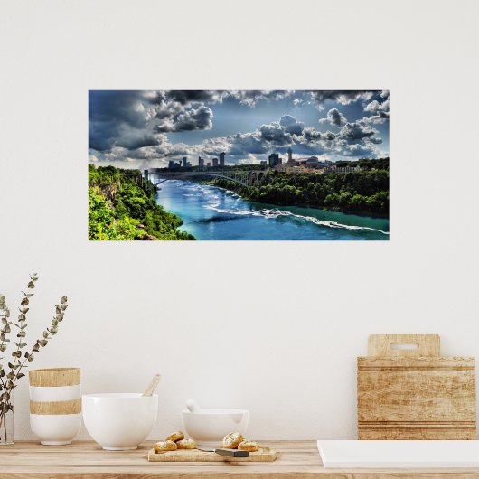 Poster Niagara River / Rainbow Bridge (Cuisine)