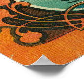 Poster Niagra Orange Étiquette (Coin)