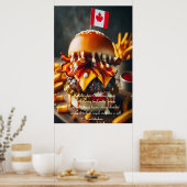 Poster Nibbler du Nord : Balises de bacon d'érable 24x36 (Cuisine)