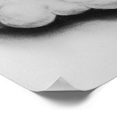 Poster "Nice" - Dessin français de l'ange Bulldog (Coin)