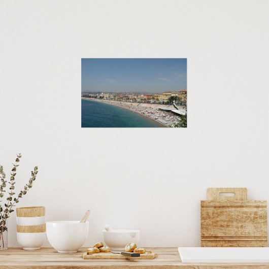 Poster Nice en été (Cuisine)