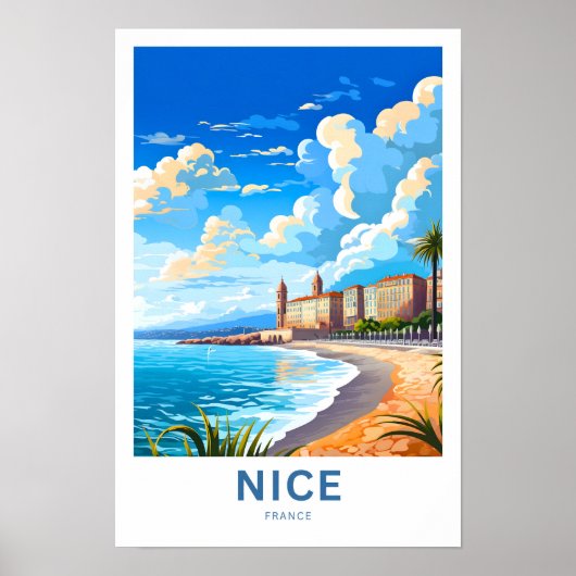 Poster Nice France - Imprimer (Devant)