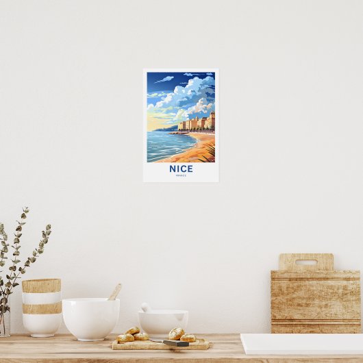 Poster Nice France Travel (Cuisine)