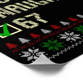 Poster Nice Naughty 67 Funny Ugly Sweater Slang Brainrot (Coin)