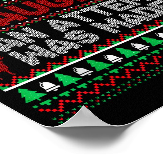 Poster Nice Naughty An Attempt Was Made Christmas List Sa (Coin)