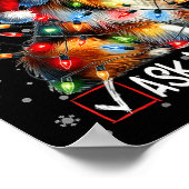 Poster Nice Naughty Ask My Dog Christmas List Xmas  (Coin)