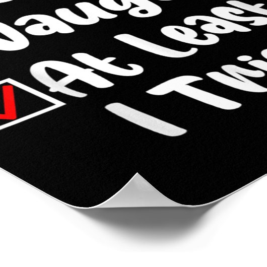 Poster Nice Naughty At Least I Tried Funny Christmas List (Coin)