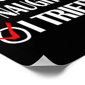 Poster Nice Naughty Christmas Shirt I Tried Made Funny Xm (Coin)