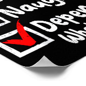 Poster Nice Naughty Depends Whos Asking Funny Christmas L (Coin)