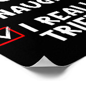 Poster Nice Naughty I Really Tried Funny Christmas List  (Coin)