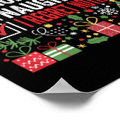 Poster Nice Naughty I Regret Nothing Funny Christmas Sant (Coin)