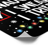 Poster Nice Naughty I Swear I Tried Christmas List Santa (Coin)