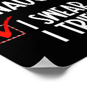 Poster Nice Naughty I Swear I Tried Christmas List Xmas S (Coin)