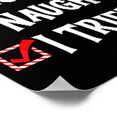 Poster Nice Naughty - I Tried Christmas List (Coin)