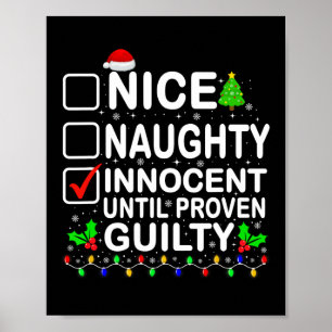 Poster Nice Naughty Innocent Jusqu'À La Culpabilité Prove