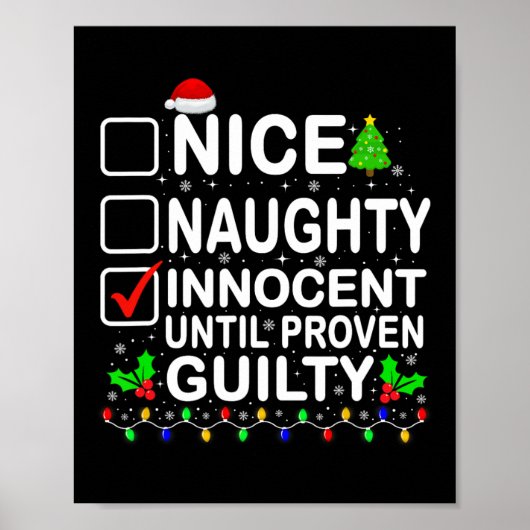 Poster Nice Naughty Innocent Jusqu'À La Culpabilité Prove (Devant)