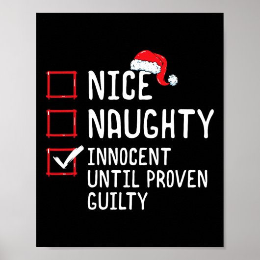 Poster Nice Naughty Innocent Jusqu'À La Culpabilité Prove (Devant)