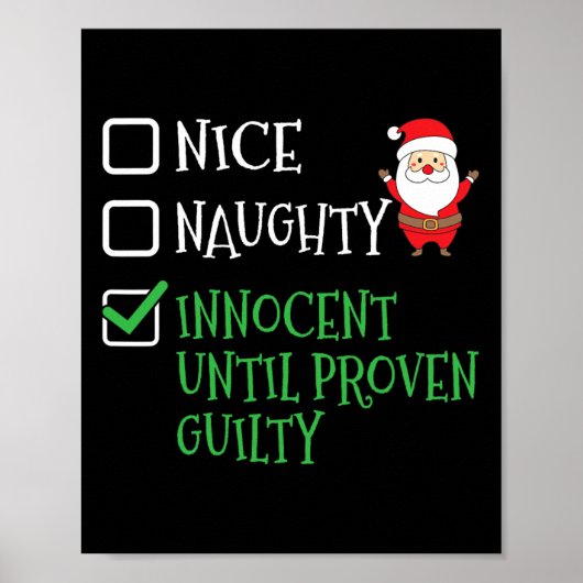 Poster Nice Naughty Innocent Jusqu'À La Culpabilité Prove (Devant)