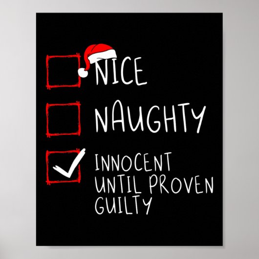 Poster Nice Naughty Innocent Jusqu'À La Culpabilité Prove (Devant)