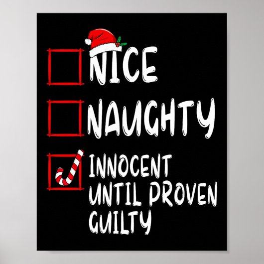 Poster Nice Naughty Innocent Jusqu'À La Culpabilité Prove (Devant)
