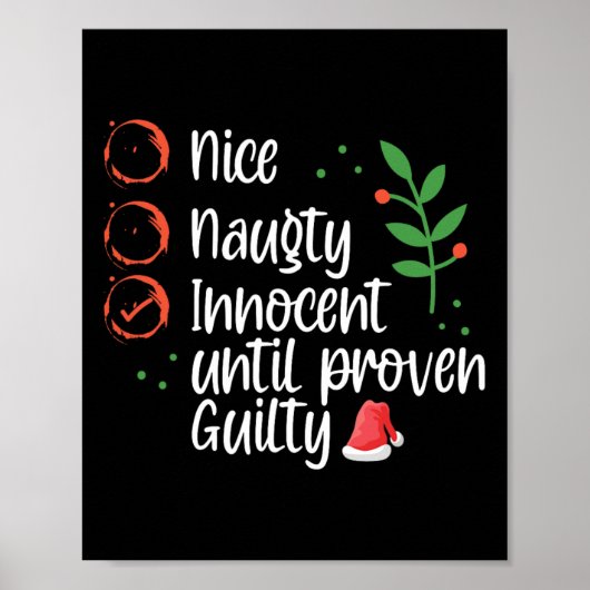 Poster Nice Naughty Innocent Jusqu'À La Culpabilité Prove (Devant)