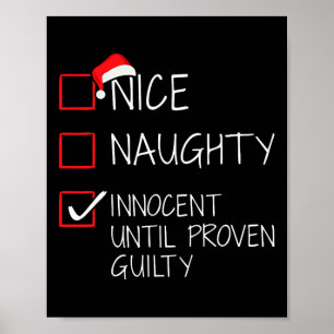Poster Nice Naughty Innocent Jusqu'À La Culpabilité Prove