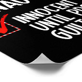 Poster Nice Naughty Innocent Jusqu'À La Culpabilité Prove (Coin)