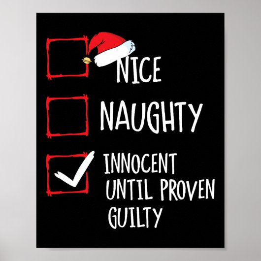 Poster Nice Naughty Innocent Jusqu'À La Culpabilité Prove (Devant)