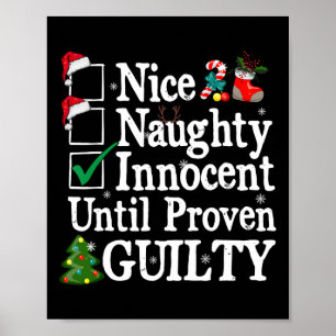 Poster Nice naughty innocent jusqu'à preuve de culpabilit