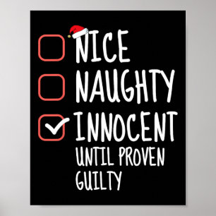 Poster Nice Naughty Innocent Jusqu'À Prouver Coupable Fam
