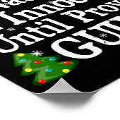 Poster Nice Naughty Innocent Until Proven Guilty Christma (Coin)