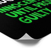 Poster Nice Naughty Innocent Until Proven Guilty Christma (Coin)