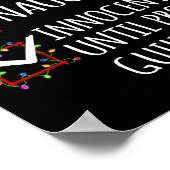 Poster Nice Naughty Innocent Until Proven Guilty Christma (Coin)