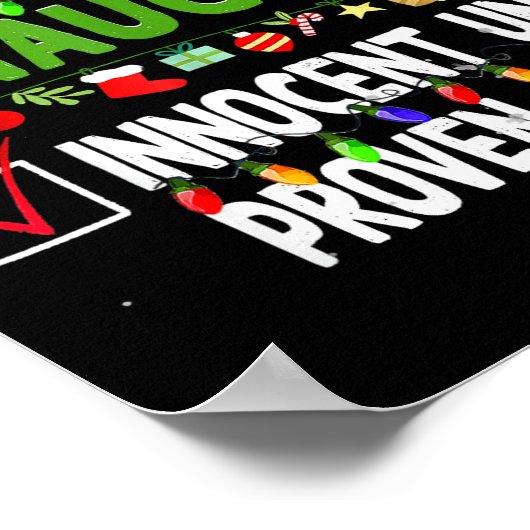 Poster Nice Naughty Innocent Until Proven Guilty Family C (Coin)