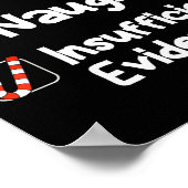 Poster Nice Naughty Insufficient Evidence Christmas Santa (Coin)