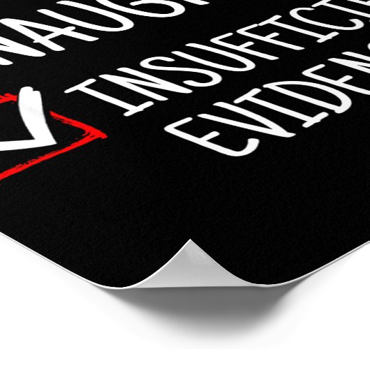 Poster Nice Naughty Insufficient Evidence Funny Christmas (Coin)