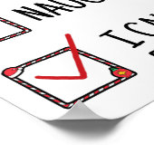 Poster Nice Naughty Je Peux Expliquer La Sélection Drôle  (Coin)