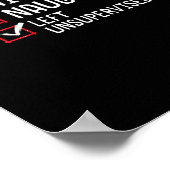 Poster Nice Naughty Left Unsupervised Christmas List   (Coin)