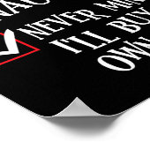 Poster Nice Naughty Never Mind Ill Acheter Mes Propres St (Coin)