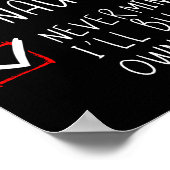 Poster Nice Naughty Never Mind Ill Buy My Own Stuff  (Coin)