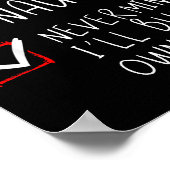 Poster Nice Naughty Never Mind Ill Buy My Own Stuff Chris (Coin)