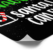 Poster Nice Naughty Père Noël Je Peux Expliquer Noël List (Coin)