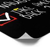 Poster Nice Naughty Take America Back 2024 Funny Trump Xm (Coin)