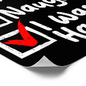 Poster Nice Naughty Was Hungry Funny Christmas List Famil (Coin)