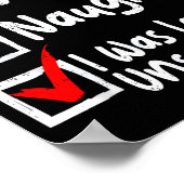 Poster Nice Naughty Was Left Unsupervised Funny Christmas (Coin)