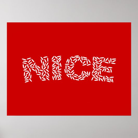 Poster Nice Riz (Devant)