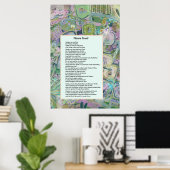 Poster Nicene Creed Christian Print (Bureau à domicile)